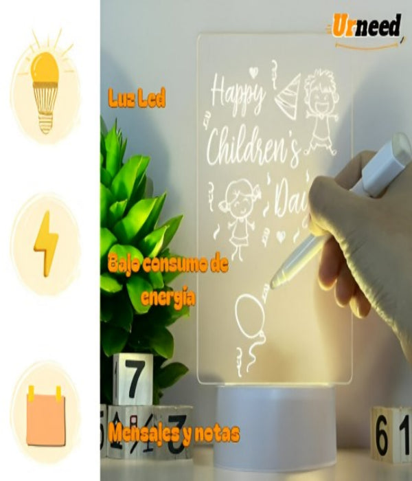 Tablero para notas LED